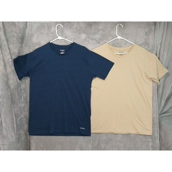 Skora Shirt Mens XL Quick Dry Short Sleeve Running Workout Gym Lot of 2 - Picture 1 of 6